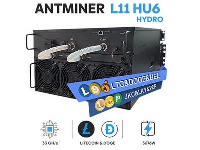 Bitmain Antminer L11 Hydro 6U 33GH/s Liquid Cooled Miner